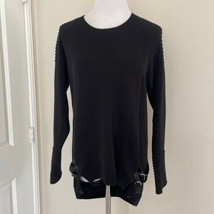 Generation Love Black Buckle Sweater - Size Medium